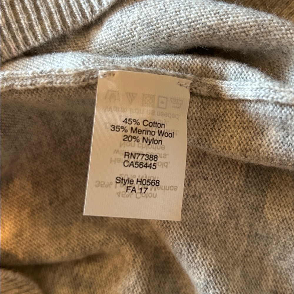 J. CREW GRAY SWEATER M - Picture 5 of 6